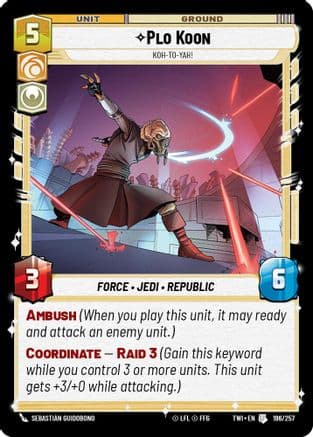 Plo Koon - Koh-to-yah! | Foil (196/257)  [Twilight of the Republic]