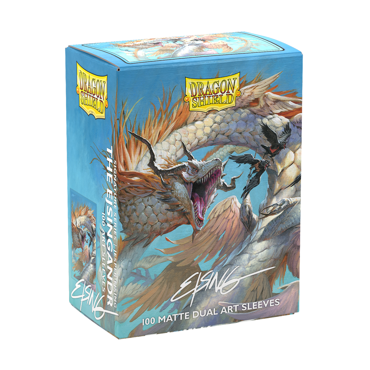 Dragon Shield | Standard Size Sleeves | 100ct | The Ejsingandr (Art Dual Matte)