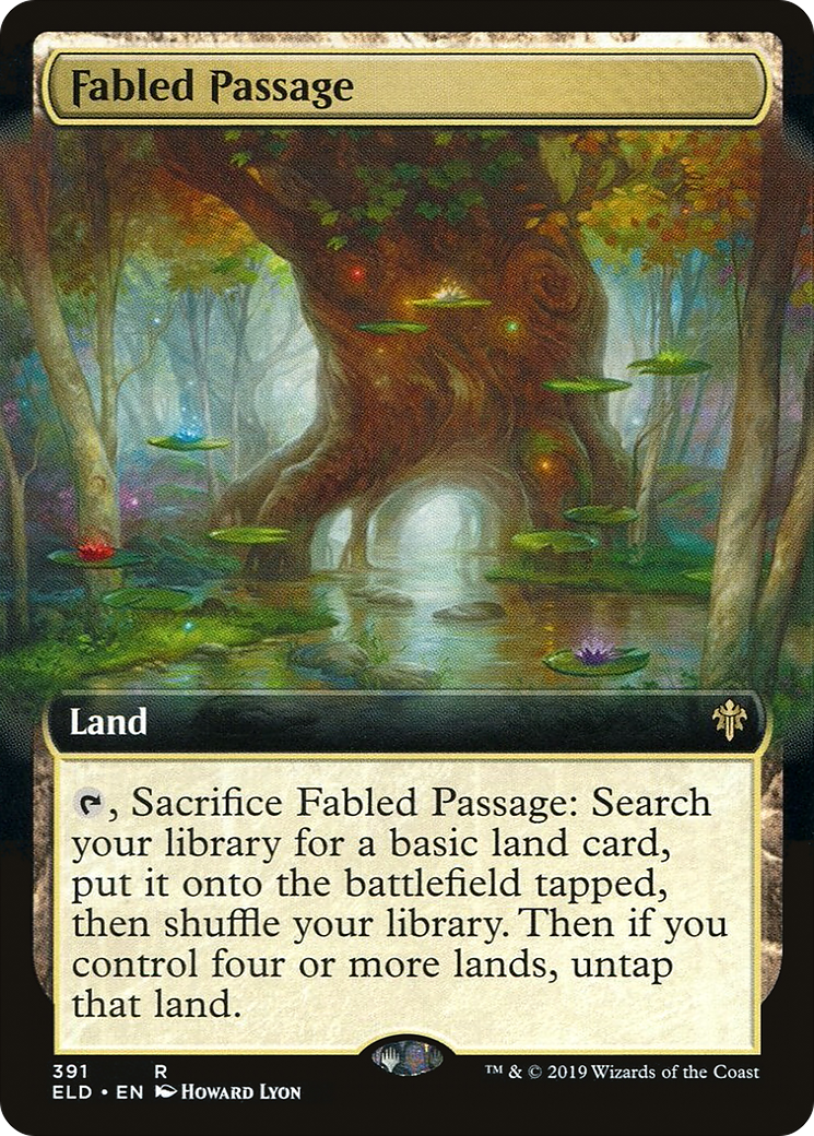 Fabled Passage (Extended Art) [Throne of Eldraine] Foil