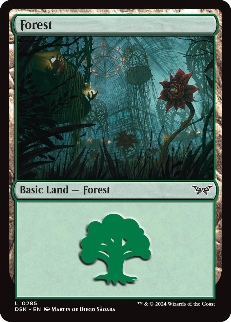 Forest (0285) [Duskmourn: House of Horror] Foil
