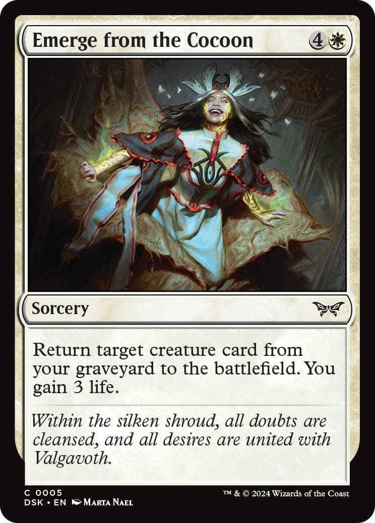 Emerge from the Cocoon [Duskmourn: House of Horror] Foil