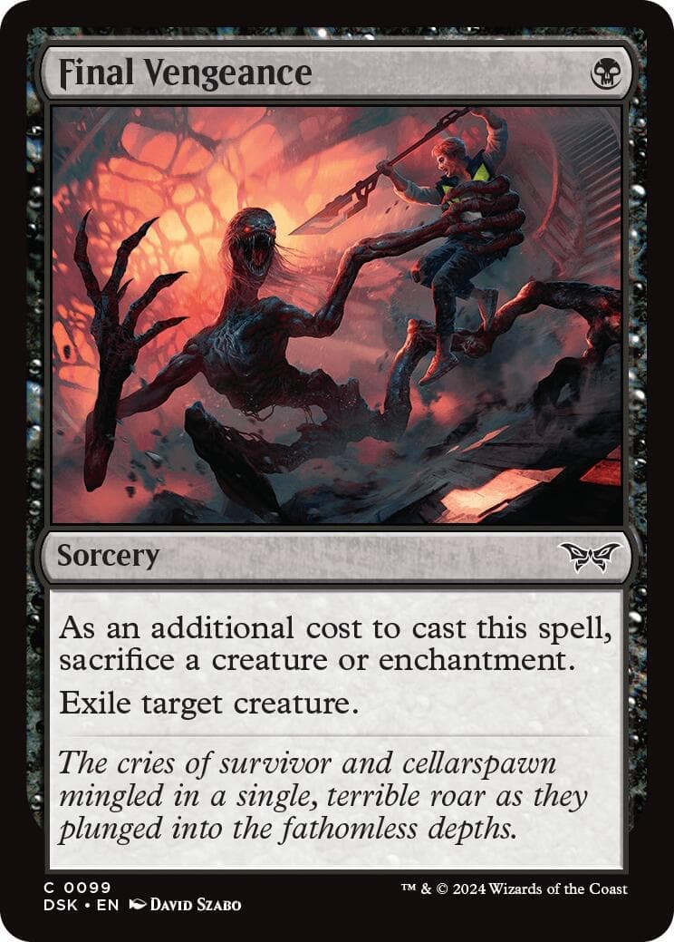 Final Vengeance [Duskmourn: House of Horror] Foil