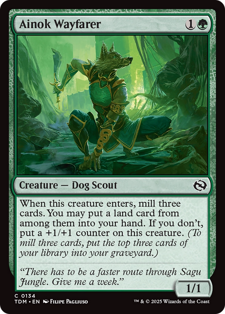 Ainok Wayfarer (134) [Tarkir: Dragonstorm]  Foil