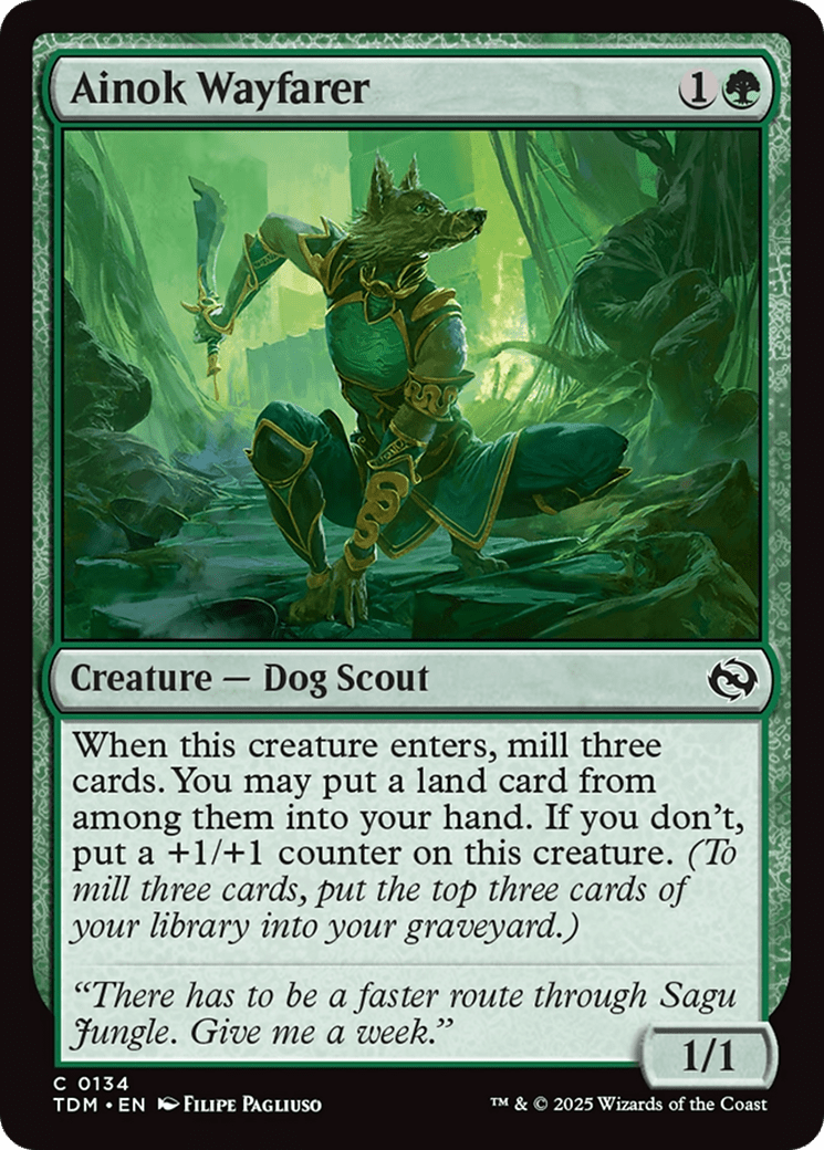 Ainok Wayfarer (134) [Tarkir: Dragonstorm]  Foil