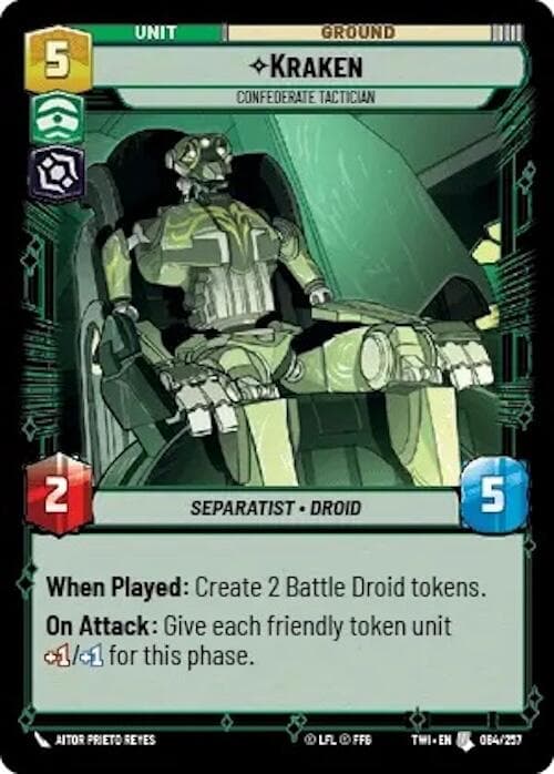 Kraken - Confederate Tactician |  (084/257)  [Twilight of the Republic]