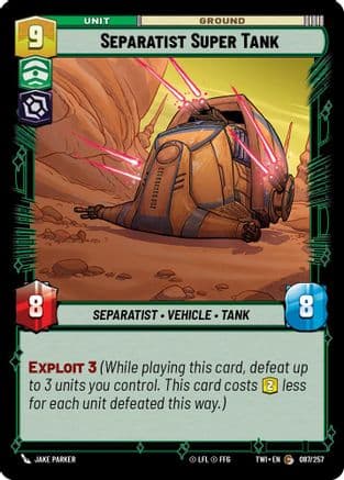 Separatist Super Tank |  (087/257)  [Twilight of the Republic]