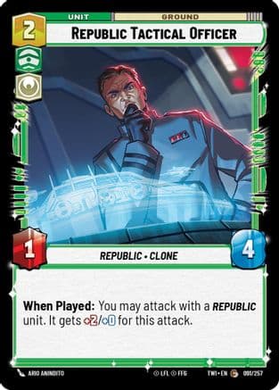 Republic Tactical Officer |  (091/257)  [Twilight of the Republic]