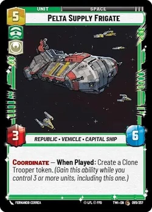Pelta Supply Frigate |  (095/257)  [Twilight of the Republic]