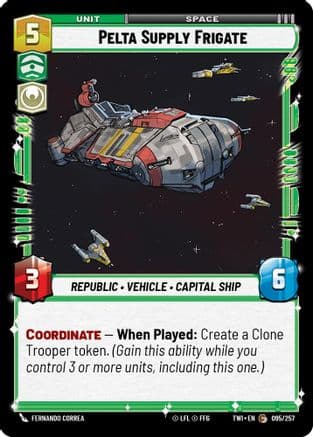 Pelta Supply Frigate |  (095/257)  [Twilight of the Republic]