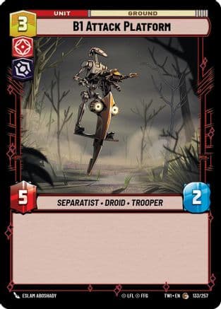 B1 Attack Platform | Foil (133/257)  [Twilight of the Republic]