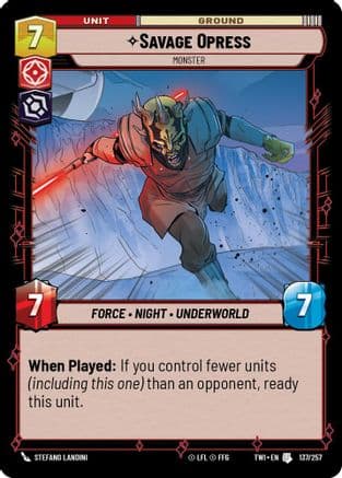Savage Opress - Monster |  (137/257)  [Twilight of the Republic]