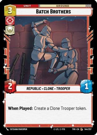 Batch Brothers | Foil (144/257)  [Twilight of the Republic]