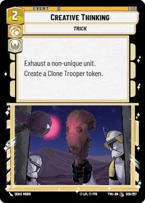 Creative Thinking |  (200/257)  [Twilight of the Republic]