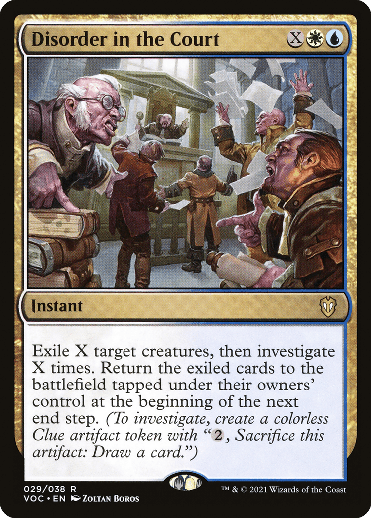 Disorder in the Court [Innistrad: Crimson Vow Commander]