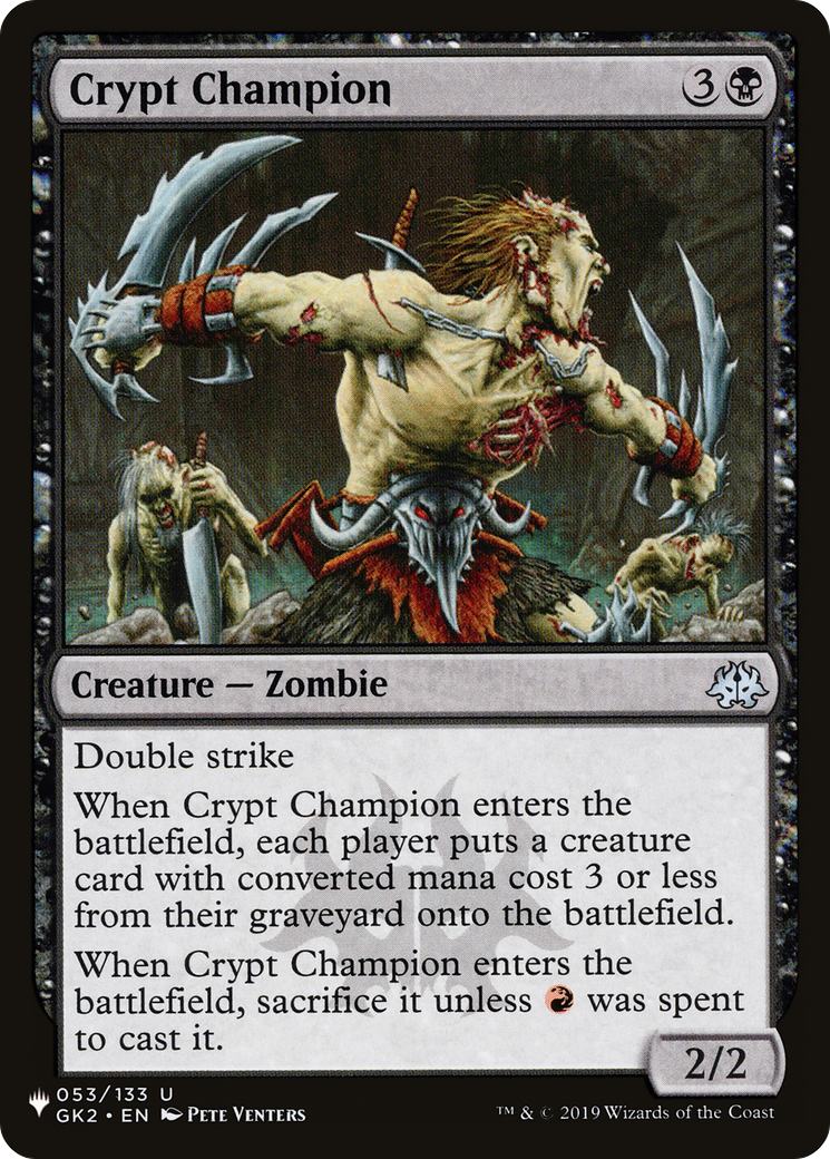 Crypt Champion |  (GK2-53) [The List]