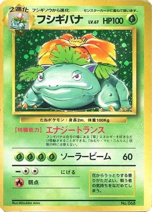 Venusaur  (Japanese) - Expansion Pack No Rarity Holofoil