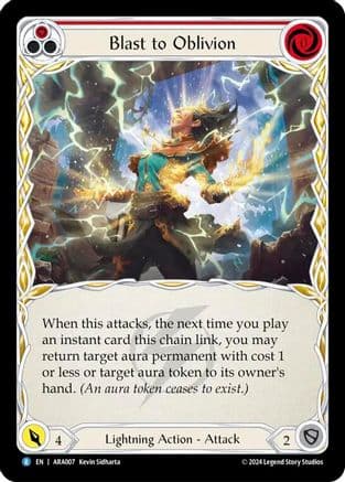 Blast to Oblivion (Red) (ARA007) - Blitz Deck: Rosetta - Aurora