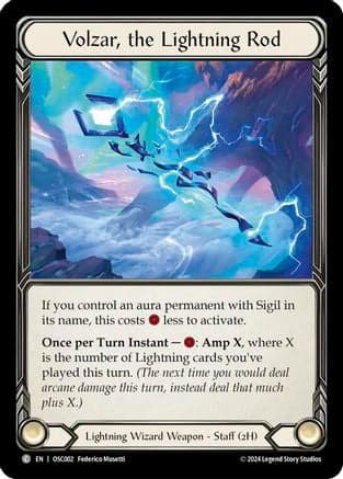 Volzar, the Lightning Rod (OSC002) - Blitz Deck: Rosetta - Oscilio