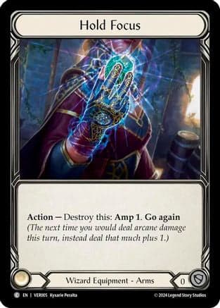 Hold Focus (VER005) - Blitz Deck: Rosetta - Verdance