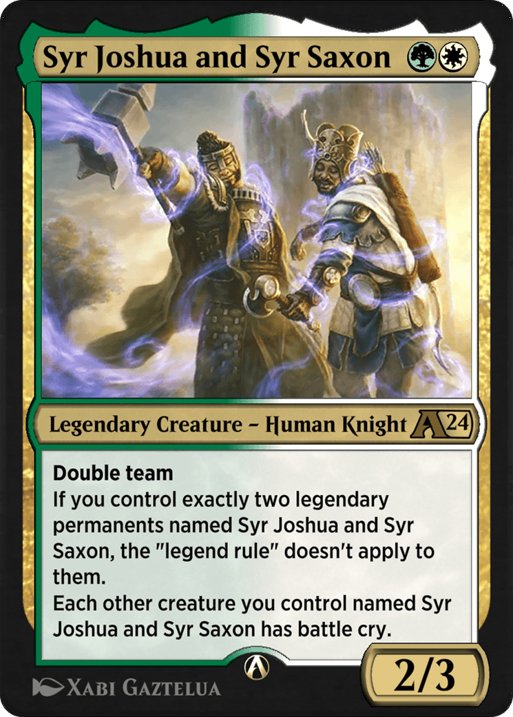 Syr Joshua and Syr Saxon (YWOE-027) - Alchemy: Wilds of Eldraine