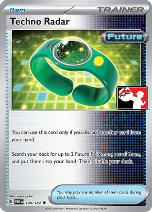 Techno Radar 180- Prize Pack Series Cards
