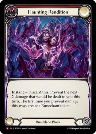 Haunting Rendition (ROS120) - Rosetta Rainbow Foil