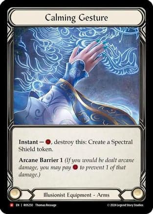 Calming Gesture (ROS250) - Rosetta Cold Foil