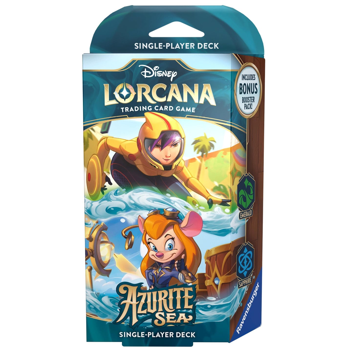 Disney Lorcana | Azurite Sea | Starter Deck - Emerald & Sapphire