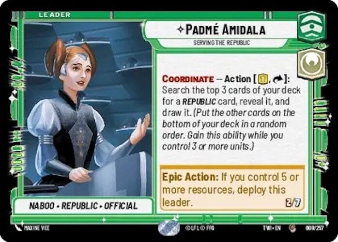 Padmé Amidala - Serving the Republic |  (008/257)  [Twilight of the Republic]