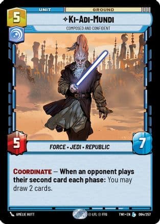 Ki-Adi-Mundi - Composed and Confident | Foil (064/257)  [Twilight of the Republic]