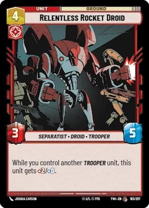 Relentless Rocket Droid |  (163/257)  [Twilight of the Republic]