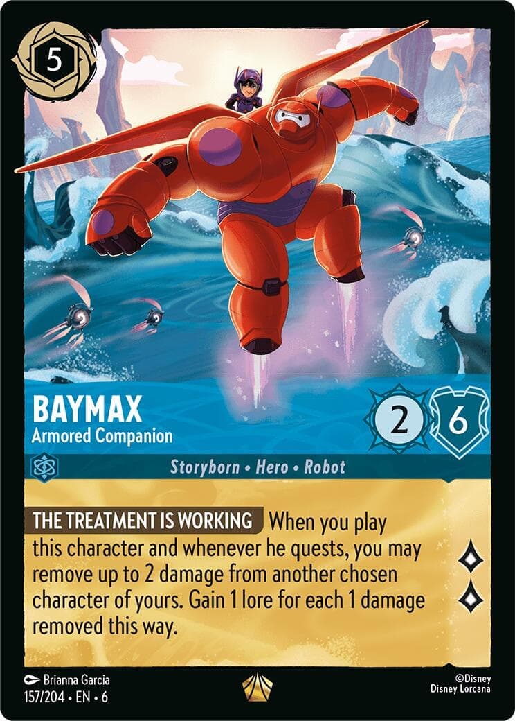 Baymax - Armored Companion (157/204) [Azurite Sea] Cold Foil