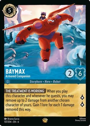 Baymax - Armored Companion (157/204) [Azurite Sea] Cold Foil