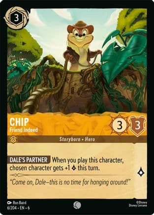 Chip - Friend Indeed (6/204) [Azurite Sea] Cold Foil