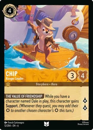 Chip - Ranger Leader (12/204) [Azurite Sea] Cold Foil