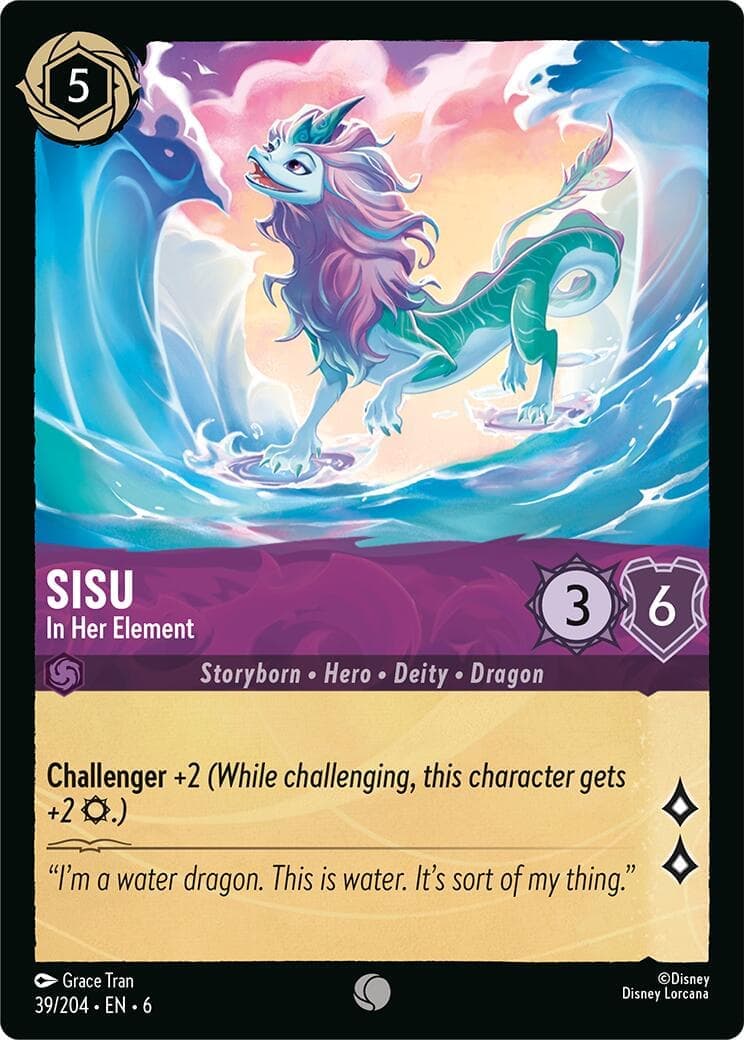 Sisu - In Her Element (39/204) [Azurite Sea] Cold Foil