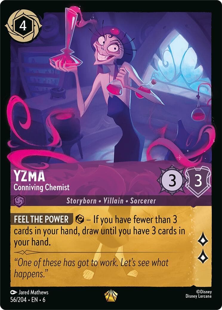 Yzma - Conniving Chemist (56/204) [Azurite Sea] Cold Foil