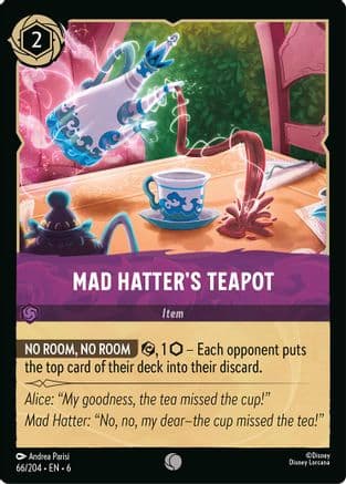 Mad Hatter's Teapot (66/204) [Azurite Sea] Cold Foil