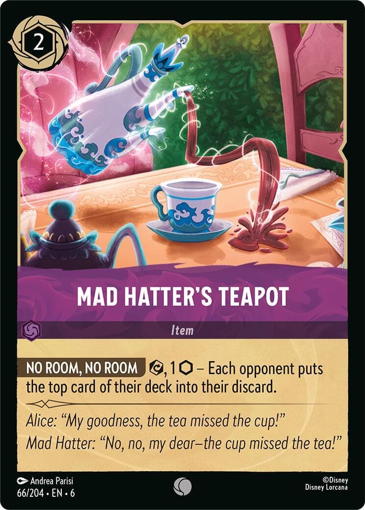 Mad Hatter's Teapot (66/204) [Azurite Sea] Cold Foil