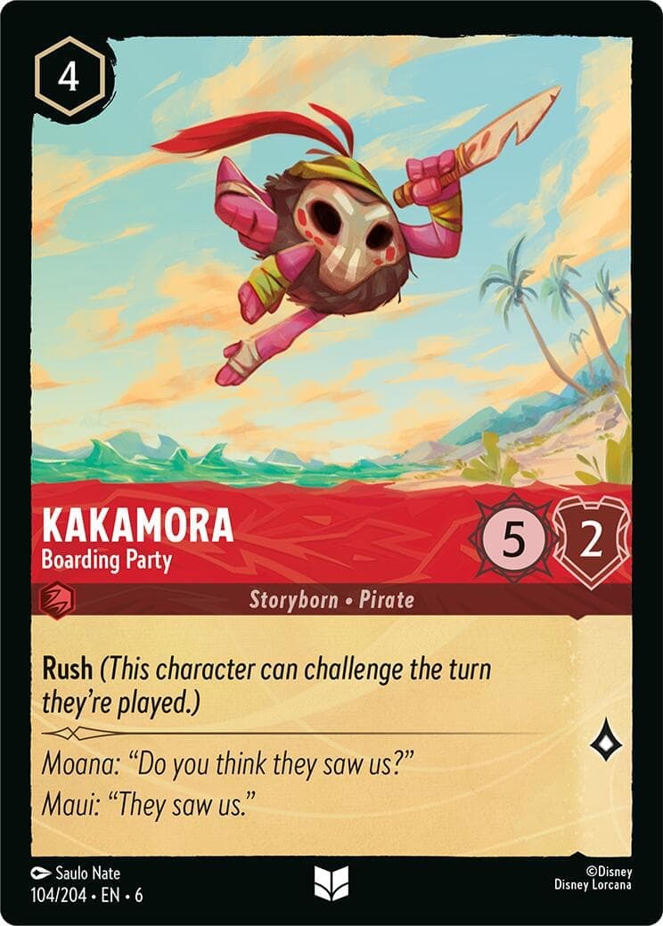 Kakamora - Boarding Party (104/204) [Azurite Sea] Cold Foil