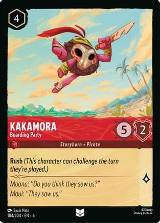 Kakamora - Boarding Party (104/204) [Azurite Sea] Cold Foil