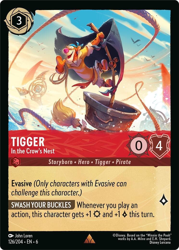 Tigger - In the Crow's Nest (126/204) [Azurite Sea] Cold Foil