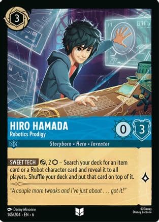 Hiro Hamada - Robotics Prodigy (145/204) [Azurite Sea] Cold Foil