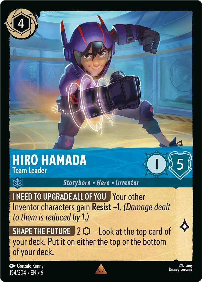 Hiro Hamada - Team Leader (154/204) [Azurite Sea] Cold Foil