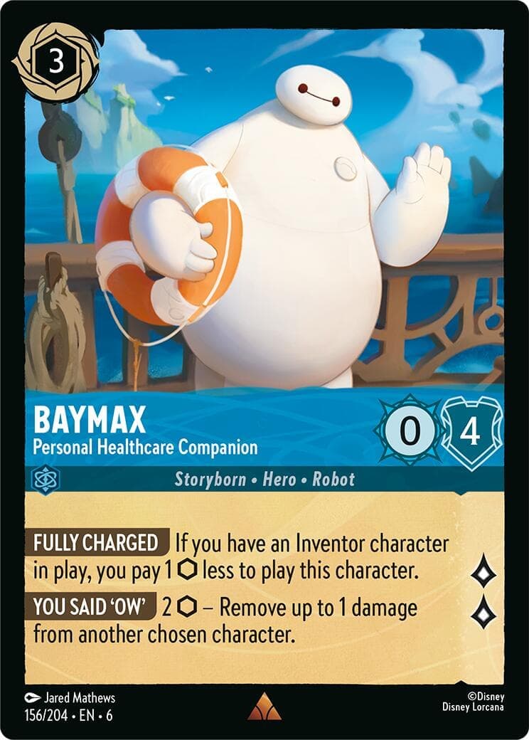 Baymax - Personal Healthcare Companion (156/204) [Azurite Sea] Cold Foil