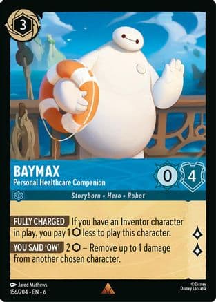 Baymax - Personal Healthcare Companion (156/204) [Azurite Sea] Cold Foil