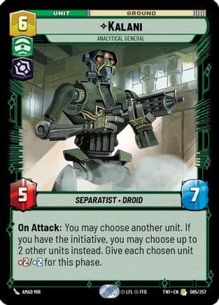 Kalani - Analytical General | Foil (085/257)  [Twilight of the Republic]