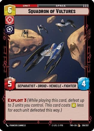 Squadron of Vultures | Foil (136/257)  [Twilight of the Republic]