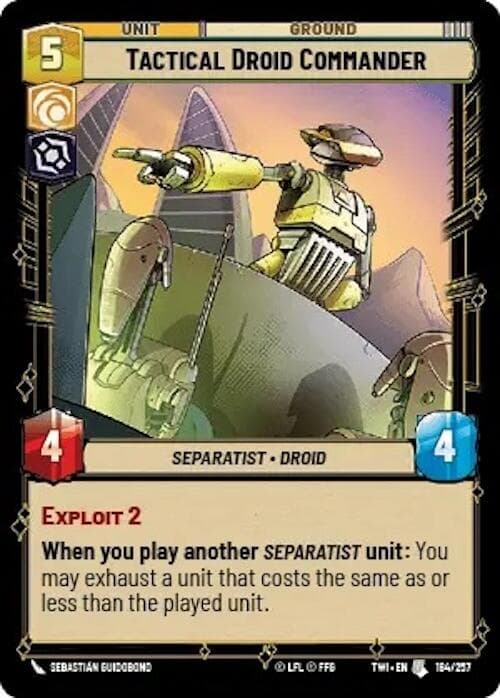 Tactical Droid Commander |  (184/257)  [Twilight of the Republic]