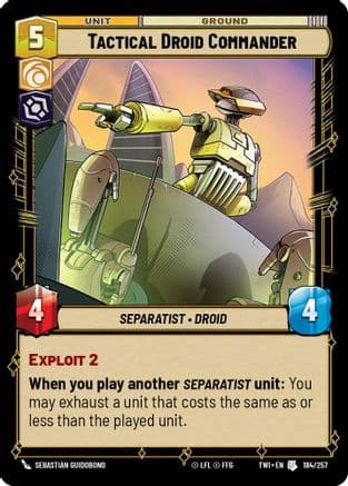 Tactical Droid Commander |  (184/257)  [Twilight of the Republic]